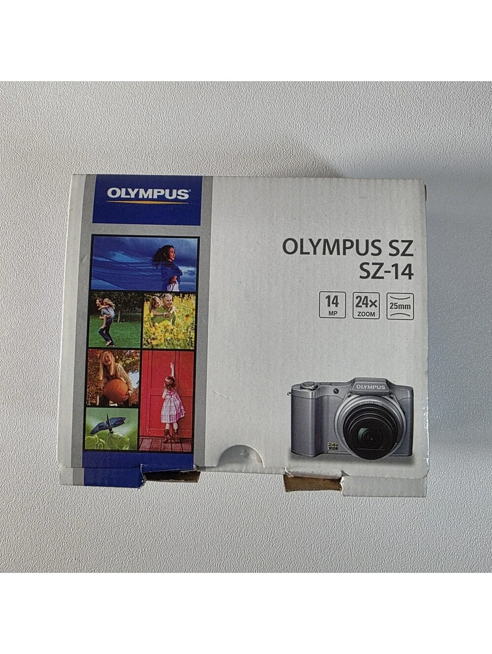 Olympus SZ-14 Compact Camera Silver 14MP 24x Zoom 3.0